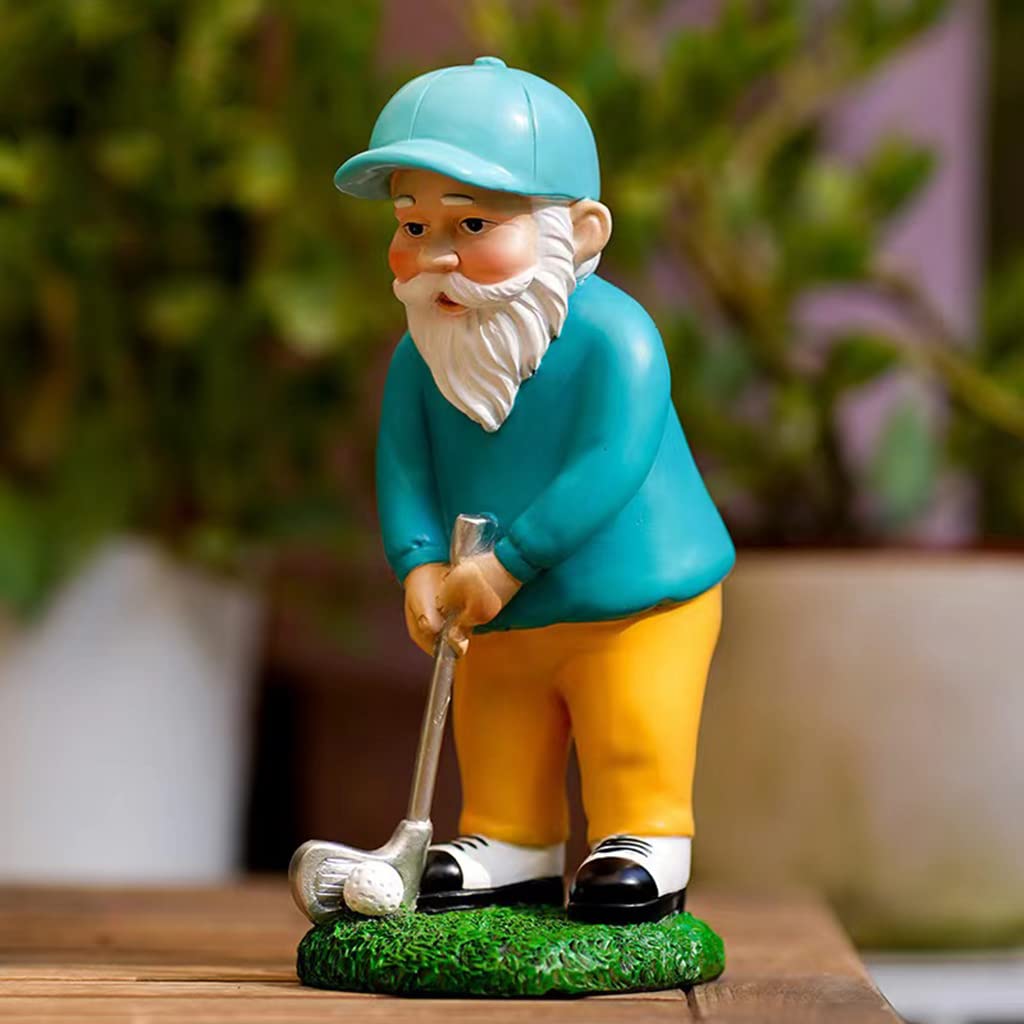 Amazon.co.jp: かわいい ゴルフをしている おじいちゃん ガーデン 雑貨